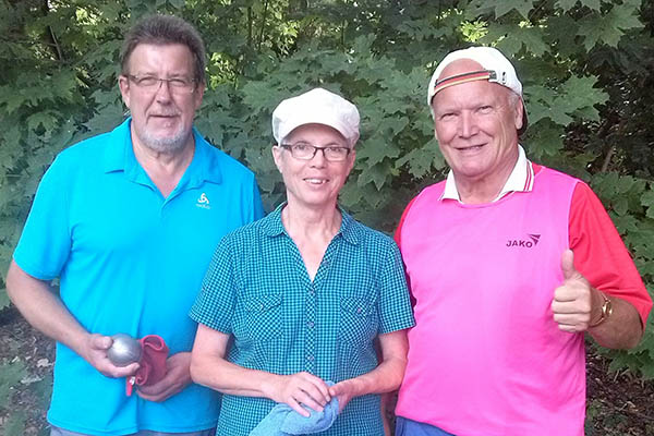 Von links: Rolf Straschewski, Maria Wagler, Reiner Christ. Foto: Verein