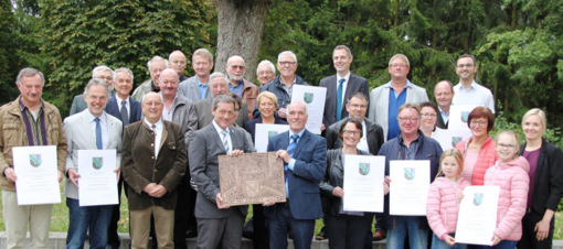 Preistrger des Kreiswettbewerbs Unser Dorf hat Zukunft. (Foto: Pressestelle der Kreisverwaltung)