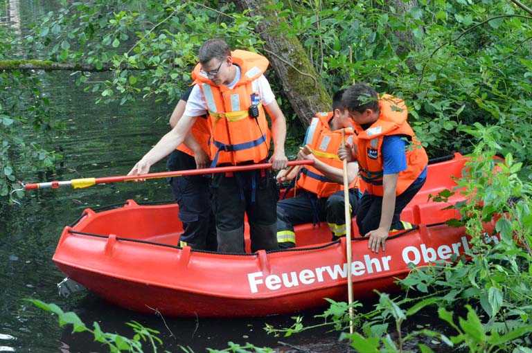 Zahlreiche Einsatzkrfte suchten vermisste Person