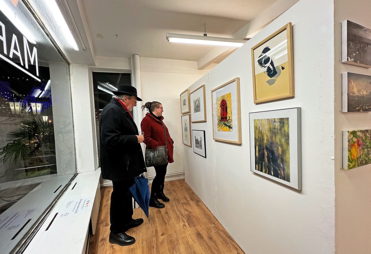 Vernissage der Jahresgabenausstellung des Kunstvereins Linz am Rhein