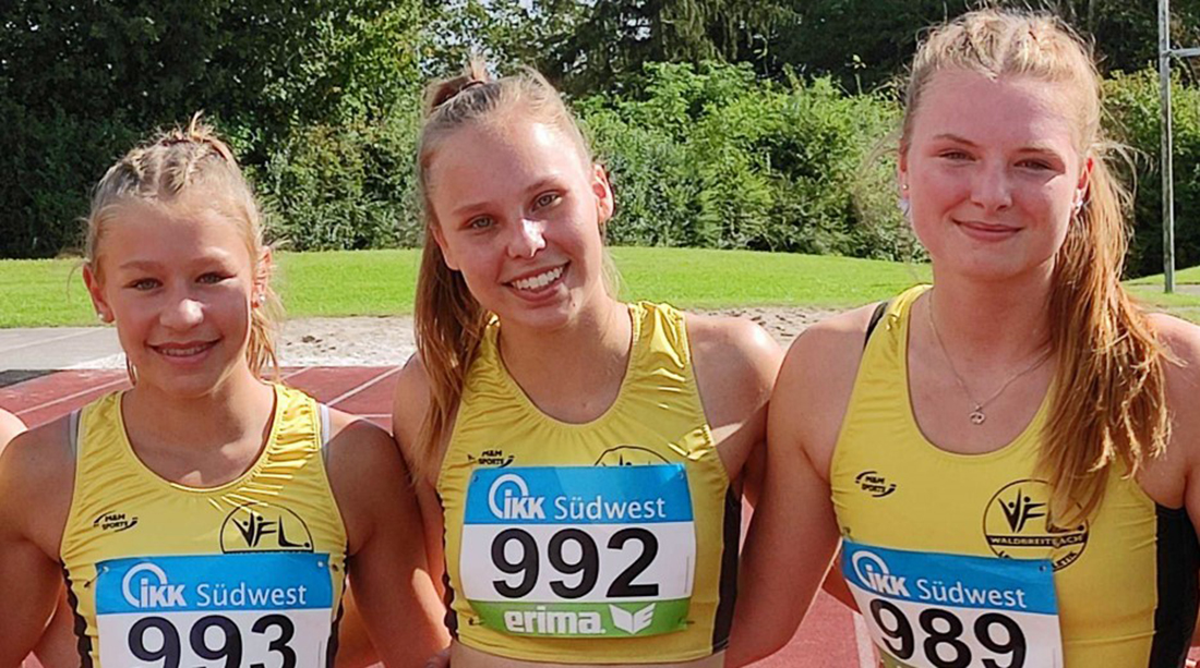 Celina Medinger, Vivien Liefeld und Marie Bckmann. Foto: Verein