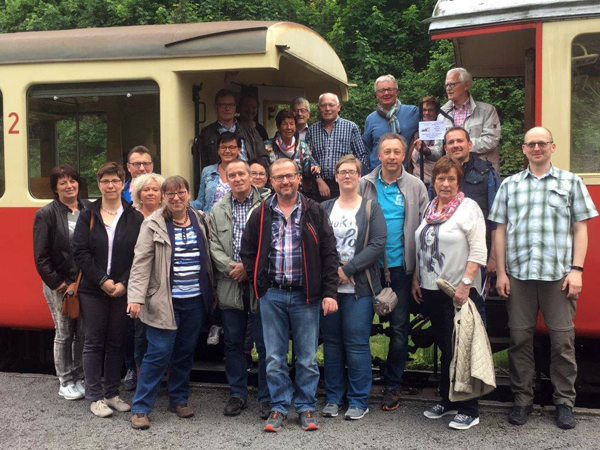 Alte Burschen Hardert - Ausflug mit dem Vulkan Express