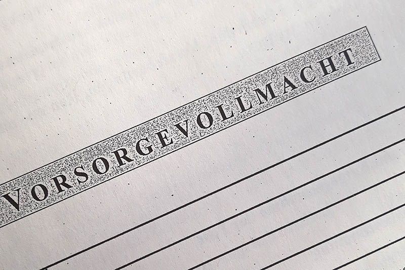 Vorsorgevollmacht - Richtig handeln im Ernstfall