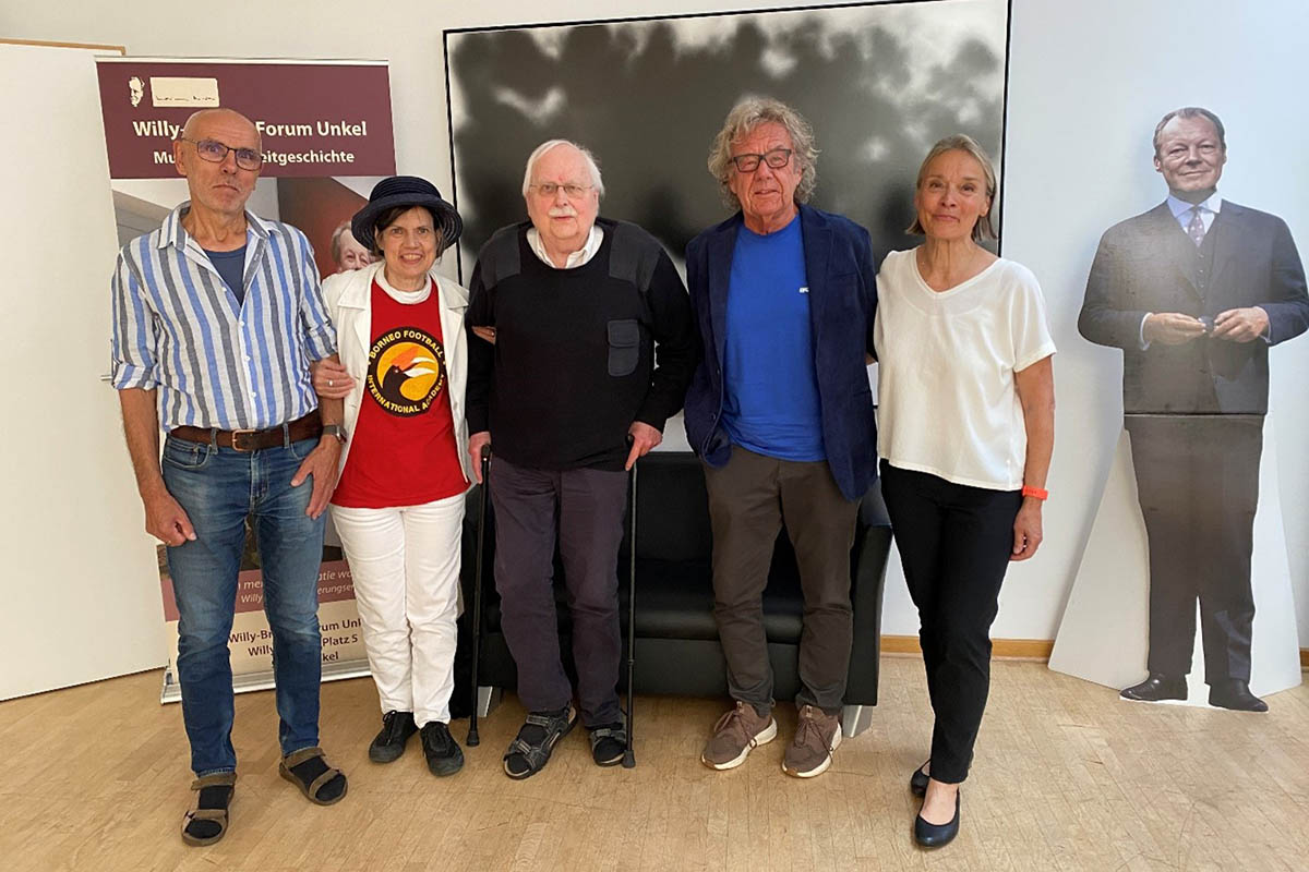 Neuer Vorstand der Brgerstiftung Unkel Willy-Brandt-Forum von links: Georg Walenciak, Dr. Hilaria Dette, Wolfgang Reeder, Johann Feichtner, Sabine Kppe. Foto: Simone Schwamborn