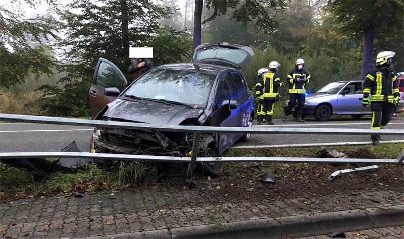 Eine Verletzte bei Verkehrsunfall auf der L 267 Lang Guck