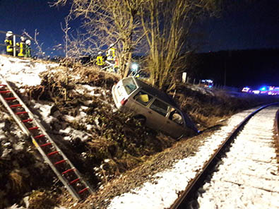 Verkehrsunfall mit fnf verletzten Personen