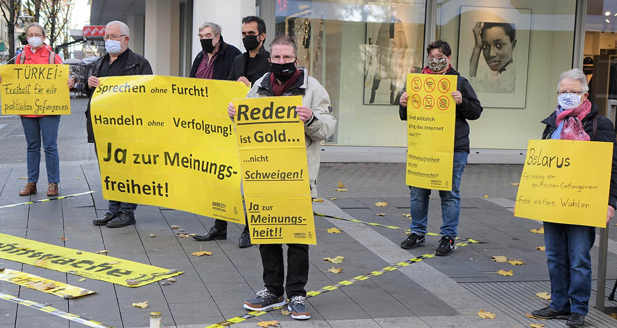 Amnesty International Gruppe Neuwied zur aktuellen Lage