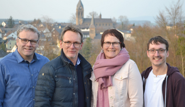 Die Akteure der neuen Whlergruppe Birk in Gebhardshain: (von links) Thomas Hsch, Olaf Hoffmann, Hildegard Becher und Sebastian Birk. (Foto: Whlergruppe Birk)