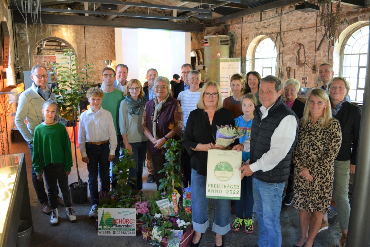 Verleihung im Stffel-Park: Der "1. WLLER GARTENPREIS" geht an Doris Krug