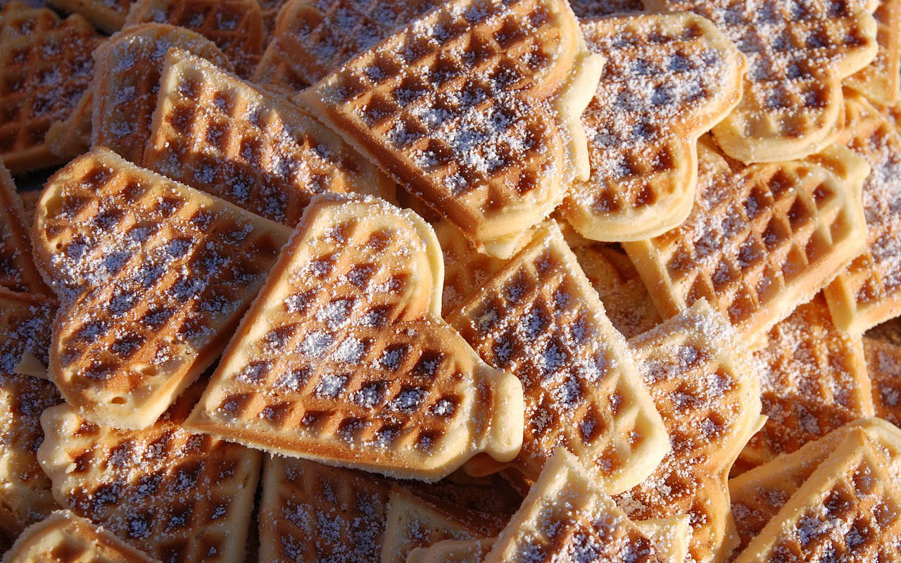 Der Verkauf frischer Waffeln dient einem guten Zweck. (Symbolbild: Pixabay)