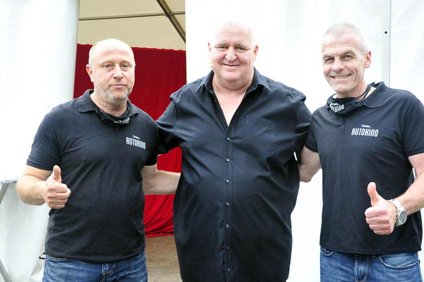 v.l.: Michael (Muli) Mller, Markus Maria Profitlich und Fred Jngerich (Fotos: kk)