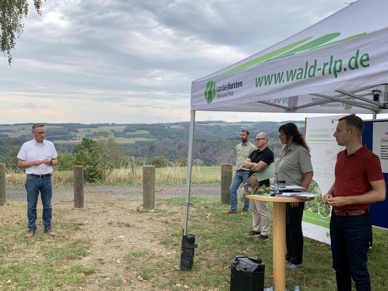 Die Zukunft des Waldes war Thema in Marzhausen. Foto: privat