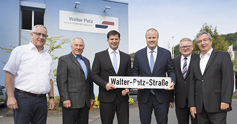 Neue Straenbezeichnung Walter-Patz-Strae in Mudersbach