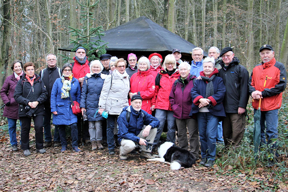 Gute Wanderlaune auch bei schlechtem Wetter rundum Kell