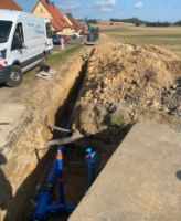 Wasserleitung am Hof Kleeberg. Foto: VGWE Hachenburg