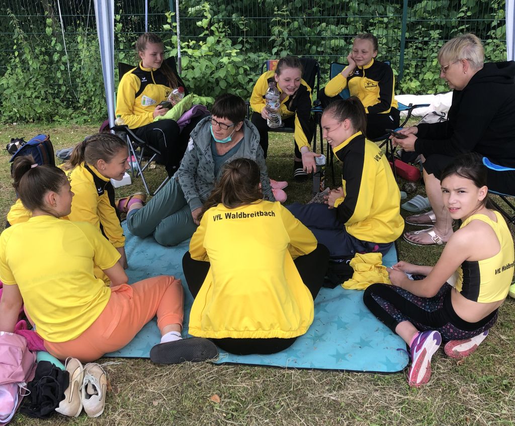 Lager des VfL Waldbreitbach beim Siebenkampf in Soest. Foto: privat