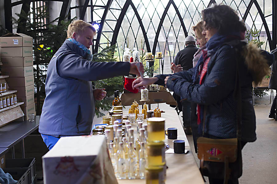 Impressionen vom Weihnachtsmarkt in der Sayner Htte. Fotos: Helmi Tischler-Venter und Wolfgang Tischler