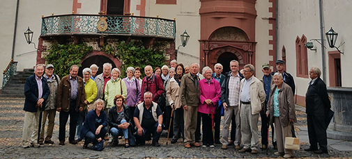 Die Reisegruppe des Bahn-Sozialwerkes Altenkirchen/Hachenburg. Foto: pr