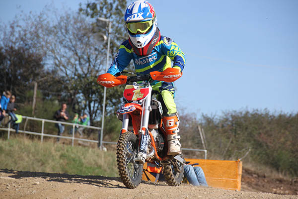 Bastian Wester ist Meister der Klasse 50ccm Mini im DAMCV