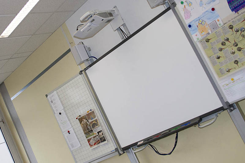 SMART-Boards an allen Grundschulen vorhanden