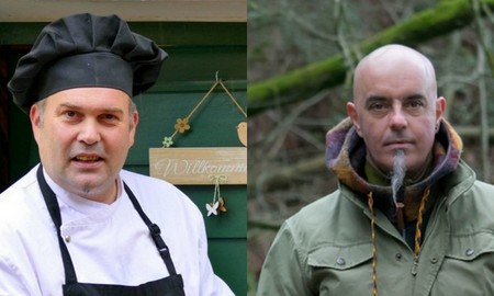 Uwe Steiniger und Ansgar Kchle kooperieren bei den Wildnistagen in Marienthal. (Fotos: Steiniger/Kchle)