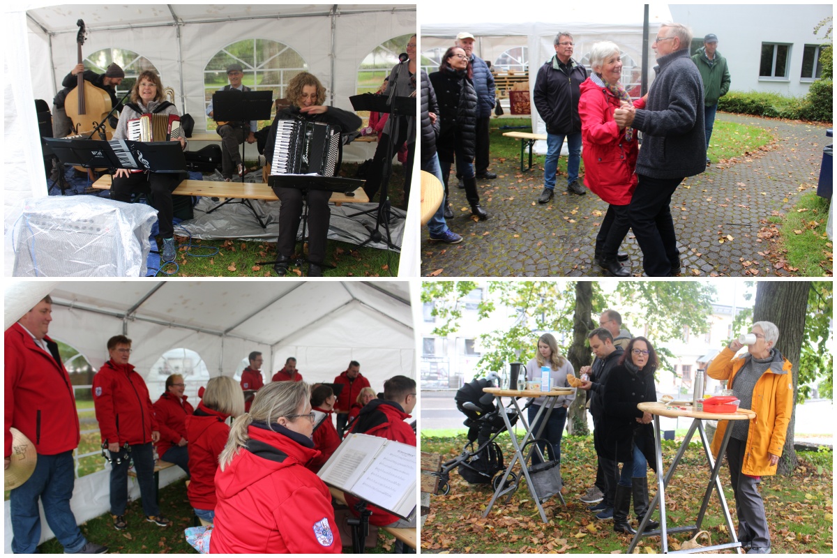 Der Regen konnte die gute Stimmung in Wirges nicht eindmmen. (Fotos: Wolfgang Rabsch)