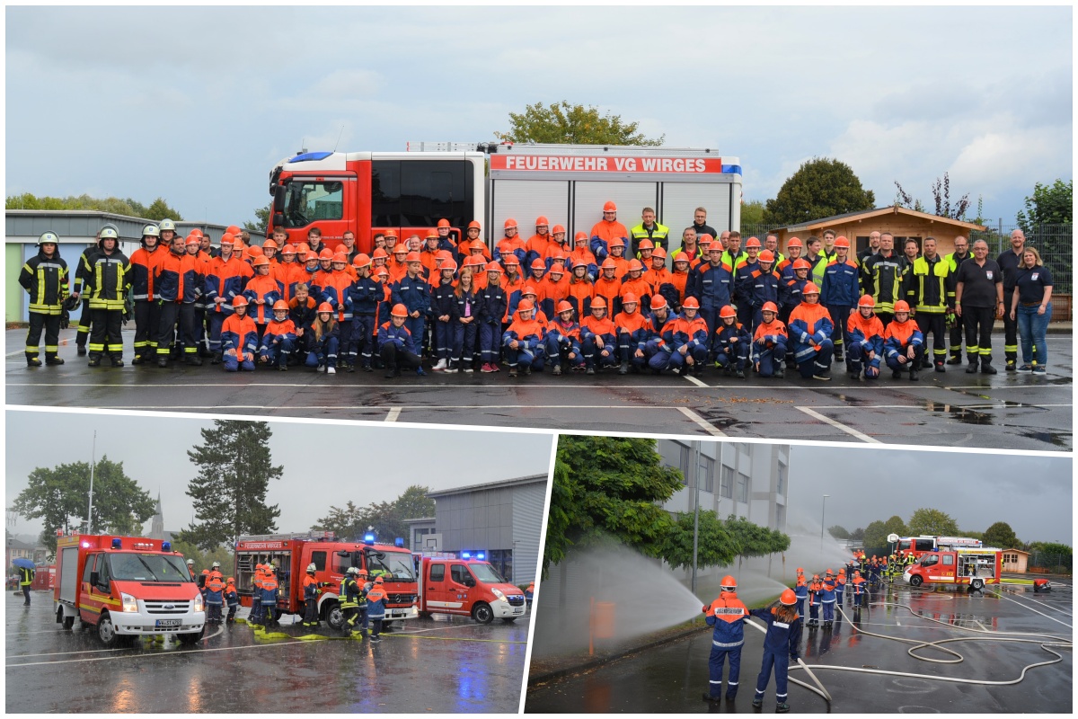 Jugendfeuerwehren der Verbandsgemeinde Wirges probten den Ernstfall