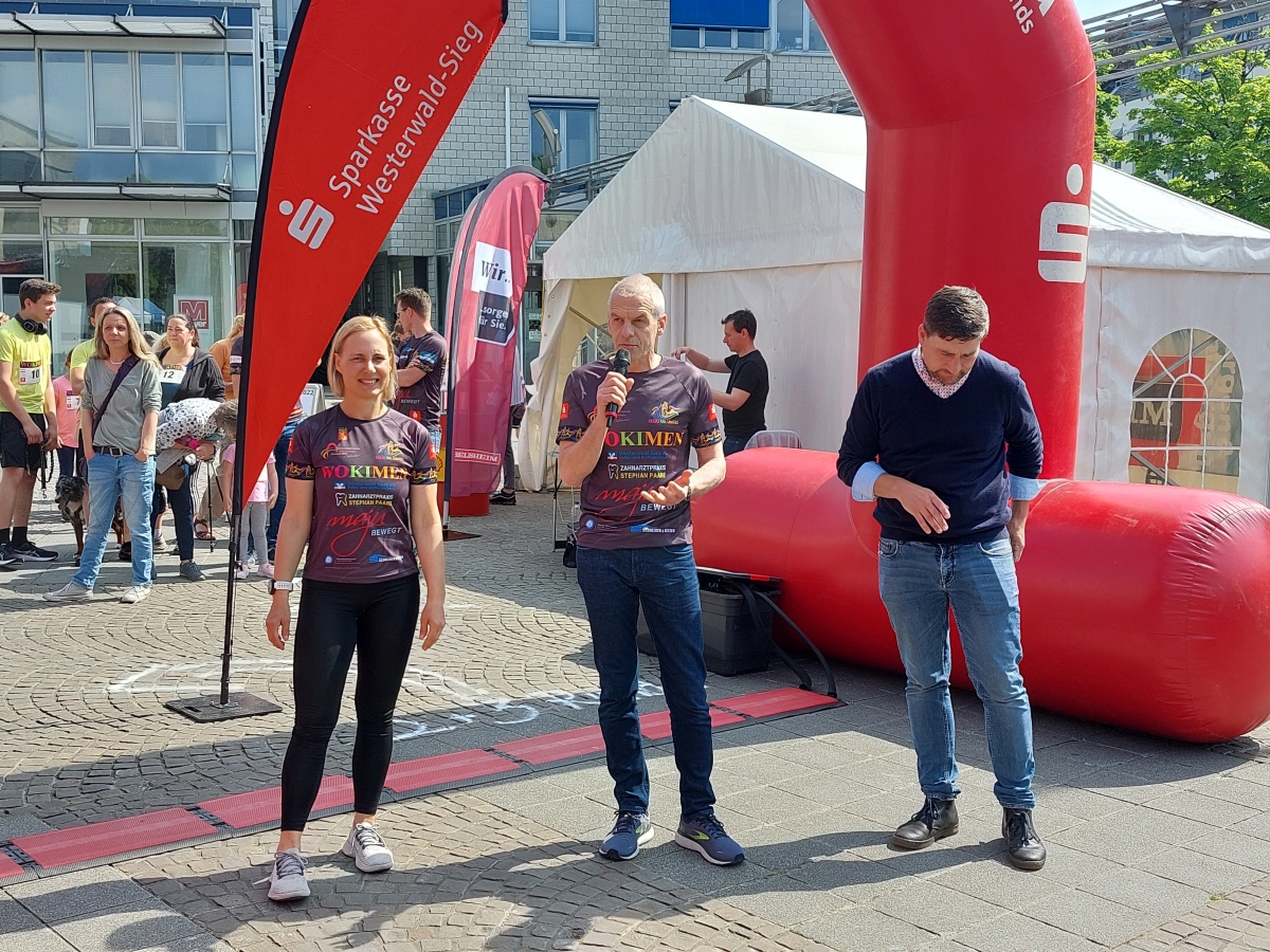 Spendenlauf zugunsten der Tafel beim Stadtfest in Altenkirchen
