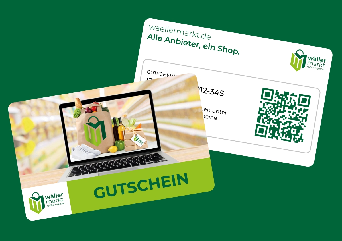 Der Gutschein ist ab sofort im Wllermarkt online erhltlich. Der Wert kann in verschiedenen Stufen vom Besteller zwischen 10 Euro und 200 Euro bestimmt werden.