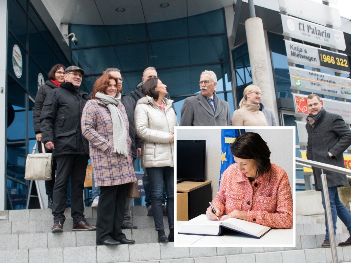 FDP-Prominenz machte sich ein Bild vom Potenzial der Wissener Innenstadt 
