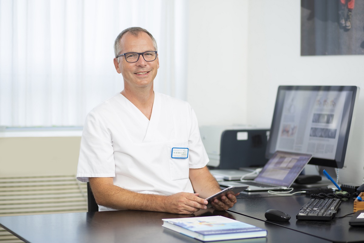 Dr. Christoph Georg Wlfl ist ab sofort neuer Chefarzt fr Orthopdie, Unfall-, Hand- und Plastische Chirurgie sowie Sporttraumatologie. (Foto: privat)