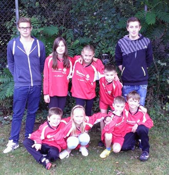 Faustball-Minis mit Platz 5