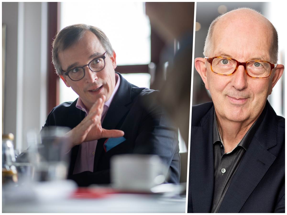 Von links: Professor Andreas Rdder, Michael Wschenbach (Fotos: Steffen Bttcher, Wahlkreisbro)