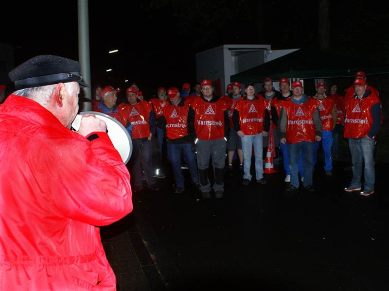 Wieder Warnstreik bei Elco in Betzdorf