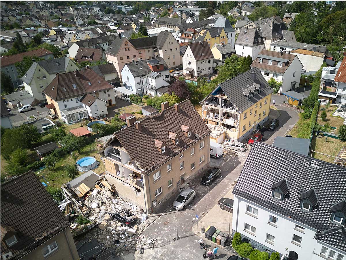 Schwere Unwetter in Rheinland-Pfalz. (Foto: Thomas Frey/dpa)