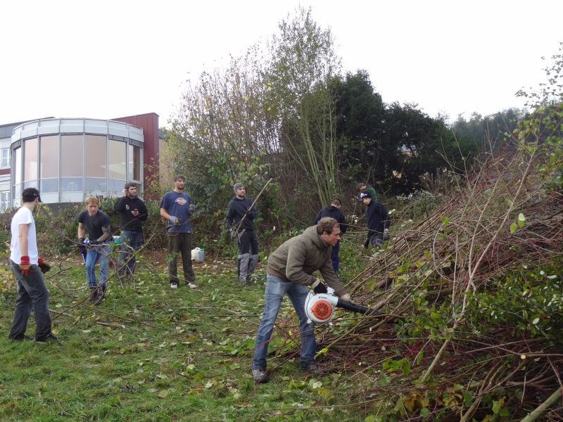 Neben der jhrlichen Aktion Whlmaus Anfang November sollen knftig rund um das Seniorenzentrum im Buchfinkenland weitere Arbeitseinstze in Projektgruppen die Mglichkeit bieten Gutes fr die ber 100 pflegebedrftigen Bewohnerinnen und Bewohner zu tun. Foto: privat