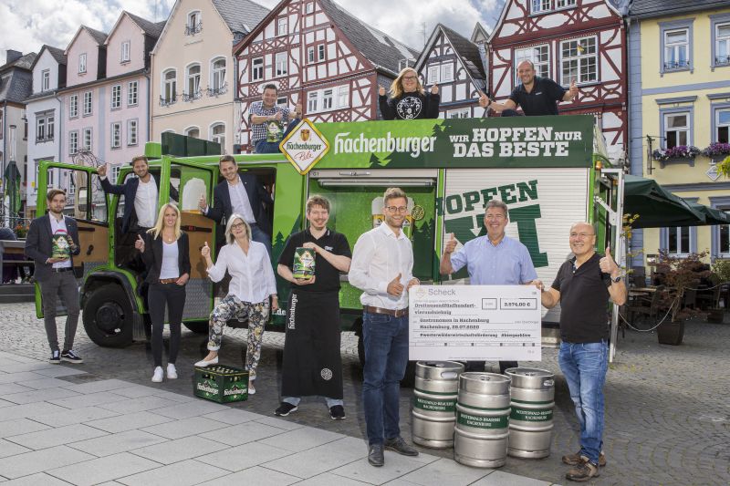 Benefizkonzert Hachenburger Bier-Park live bringt ber 3.500 Euro