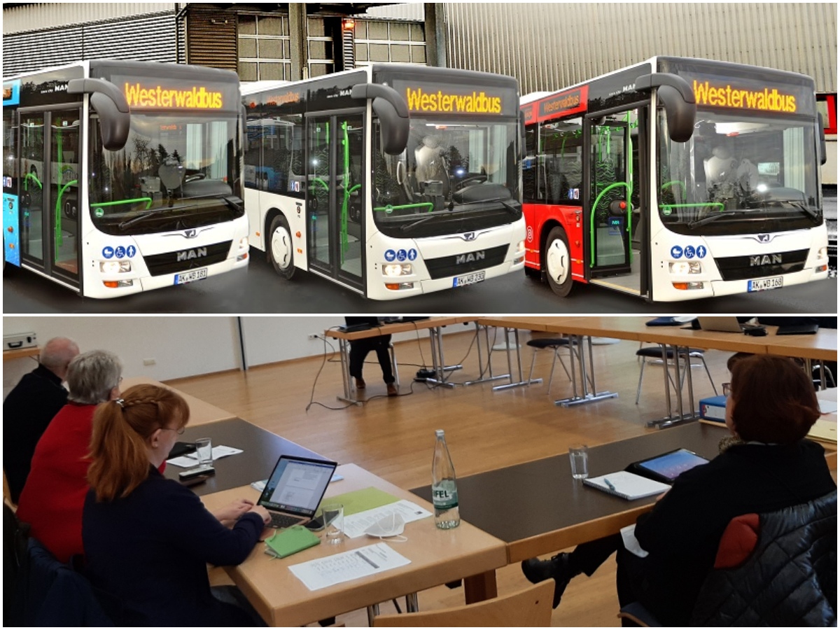 Auf ihrer Tagung widmete sich die SPD-Kreistagsfraktion auch dem ffentlichen Personennahverkehr. (Fotos: Westerwaldbus/Archiv/SPD) 