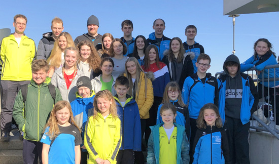 Erneut nahm das Schwimmteam (ST) Daaden-Wissen an der ersten Runde des Westerwald-Cups im Dierdorfer Schwimmbad Aquafit teil. (Foto: SV Neptun Wissen) 