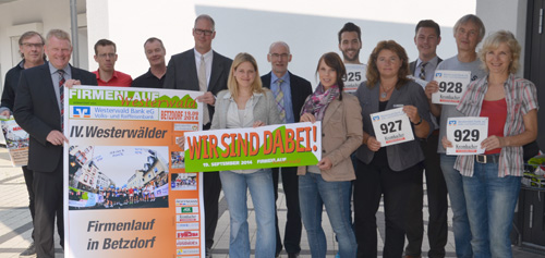 Anmeldungen zum 4. Westerwlder Firmenlauf in Betzdorf sind noch mglich, die Startunterlagen gibt es ab 16. September. Foto: Manfred Hundhausen