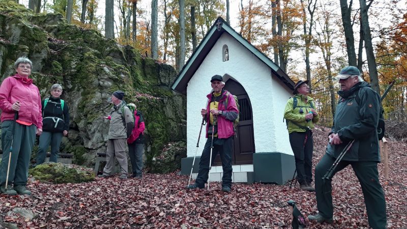 Bad Marienberger Wanderfreunde auf dem Malberg. Fotos: privat