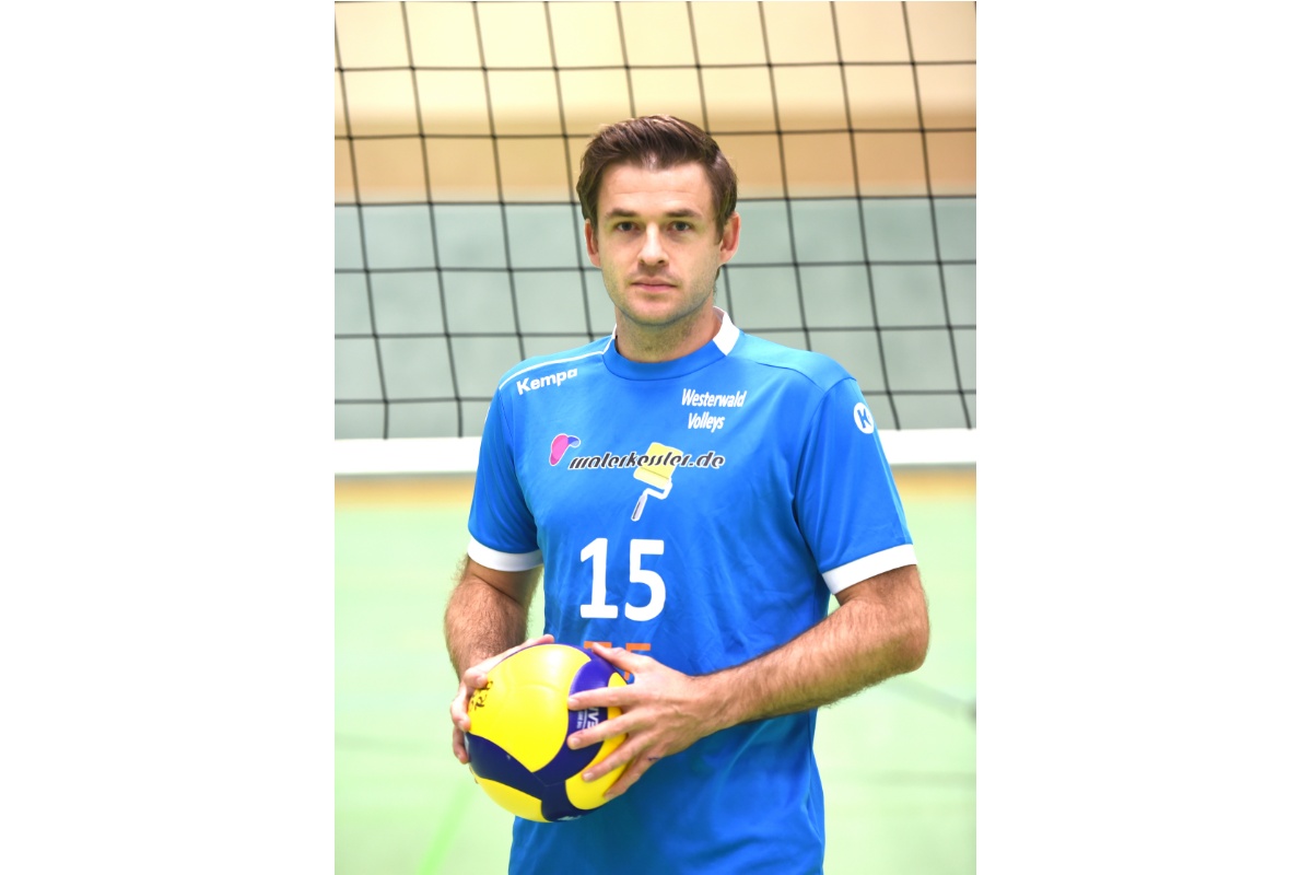 Alexander Krippes, Spielertrainer der Westerwald Volleys und gegen Vellmar tagesbester Spieler. (Foto: privat)