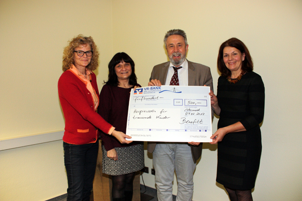 Verein Benefitz spendet fr trauernde Kinder