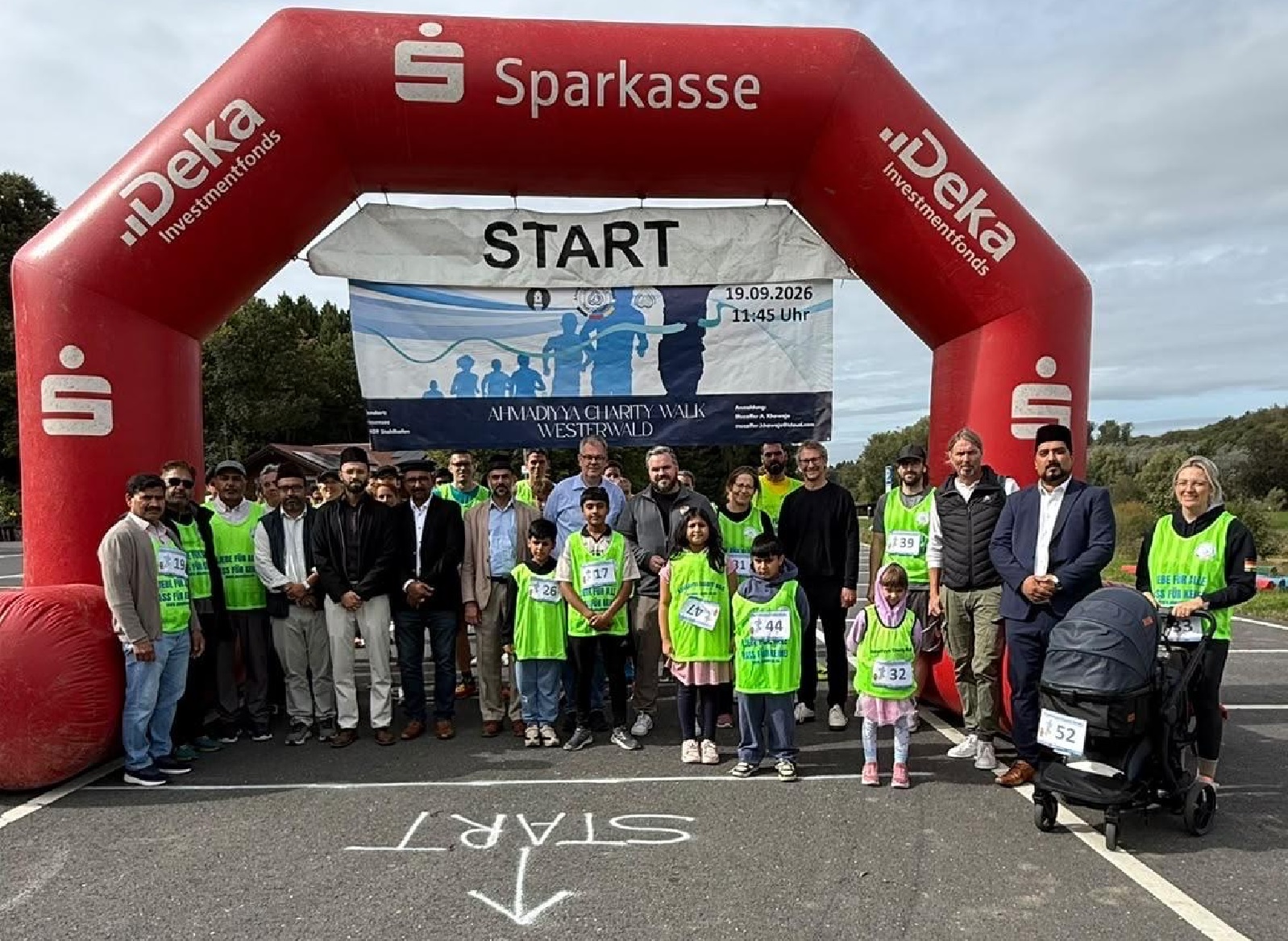 Die Startlinie. (Quelle: Muzaffar Ahmad Khawaja)