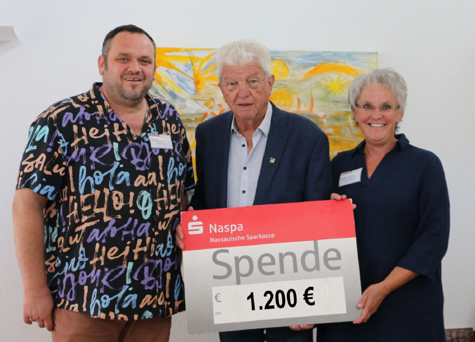 80. Geburtstag mit besonderem Geschenk: 1.200 Euro f�r das Hospiz St. Thomas