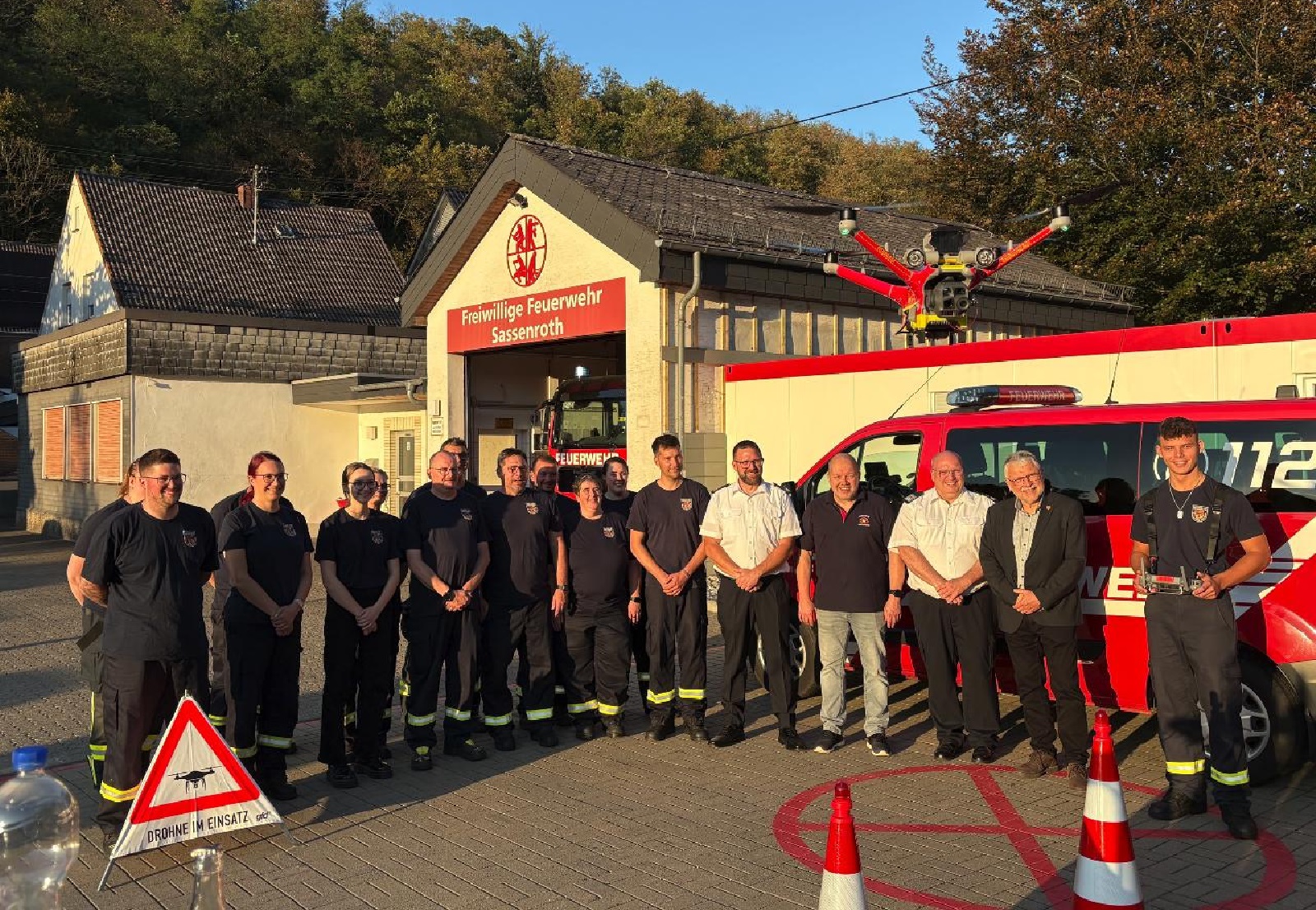 Neue Drohne "Heiner" erweitert M�glichkeiten der Feuerwehr Daaden-Herdorf