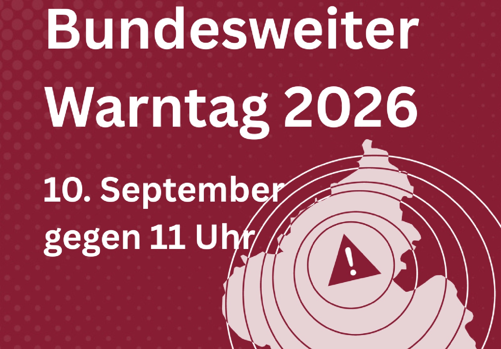 Warntag. (Quelle: Landesamt f�r Brand- und Katastrophenschutz Rheinland-Pfalz)