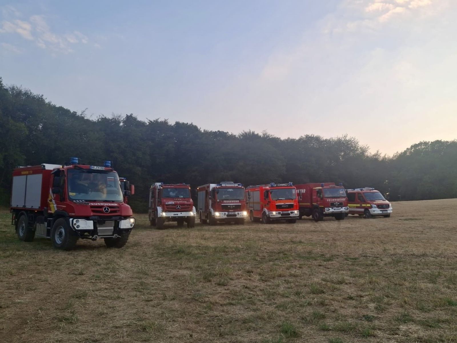 Der Waldbrandzug. (Quelle: Feuerwehr VG Asbach)