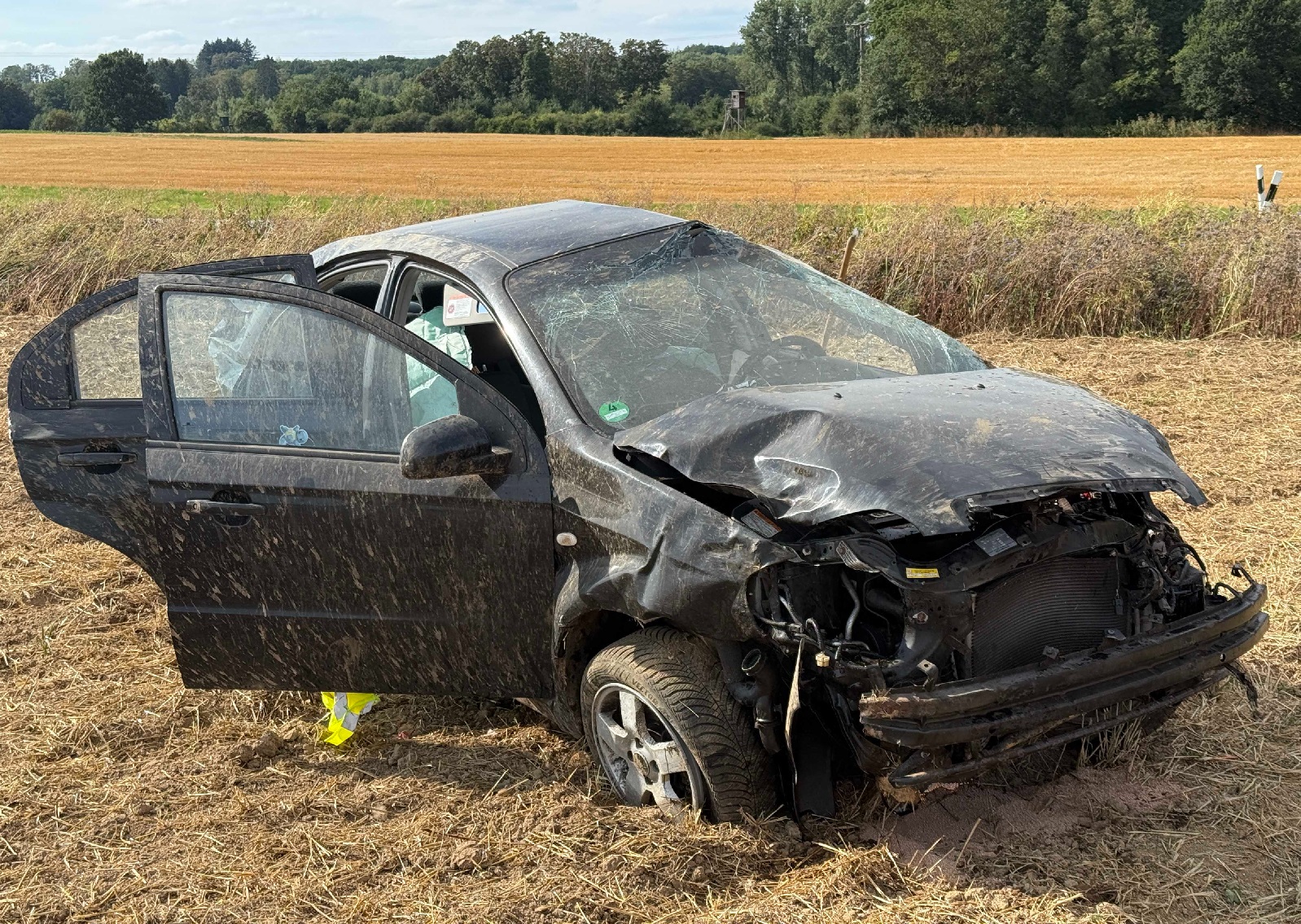 Unfallwagen. (Alle Fotos: Uwe Schumann)