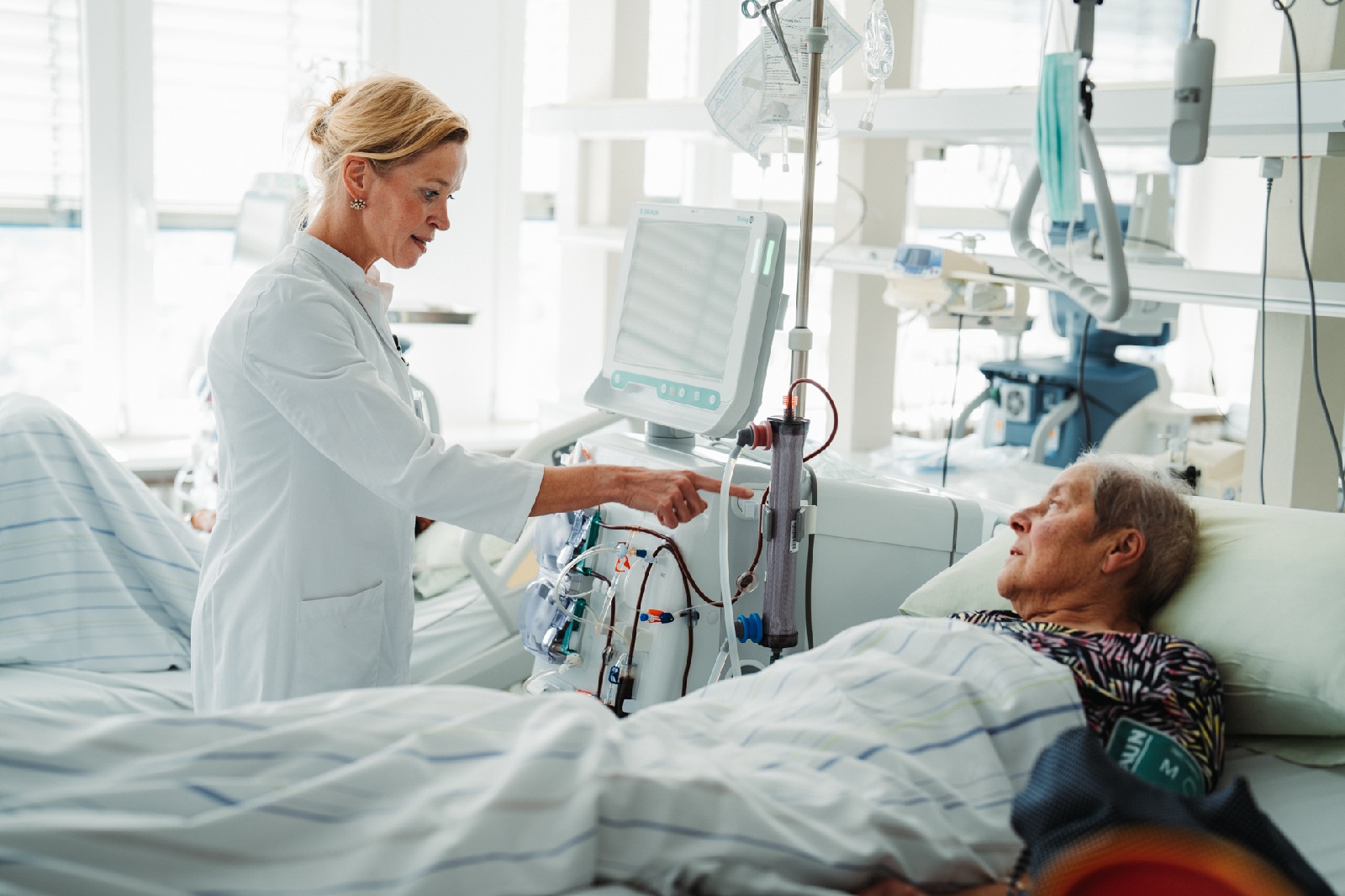 Dialyse im Limburger Krankenhaus. (Foto: Felix P�hland)